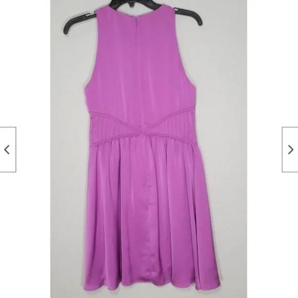 open lace back dress Chic Purple Dress – Casual Long Frock Design & Maxi Style for Women main image 1